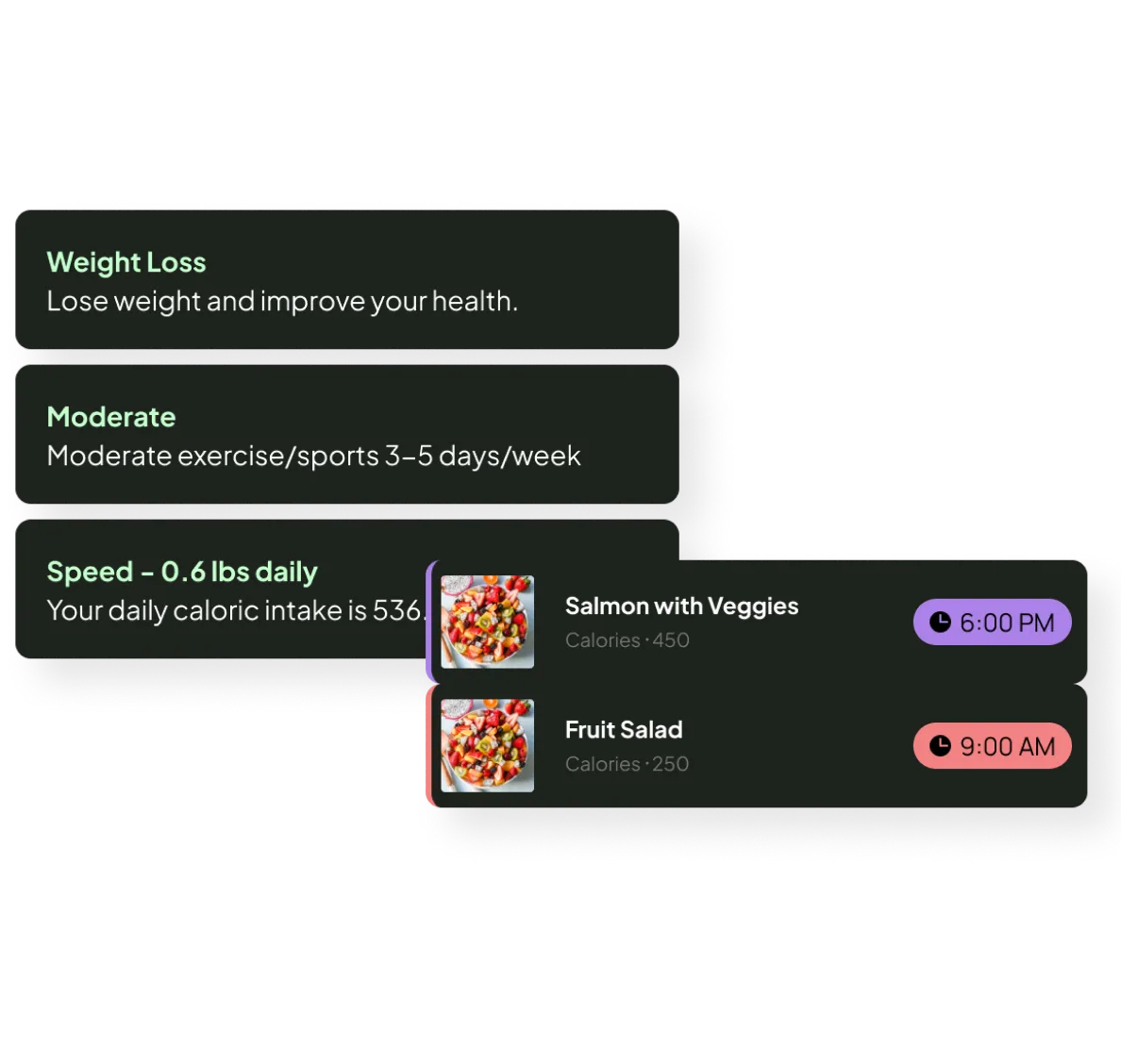 FitStack meal style options and customization